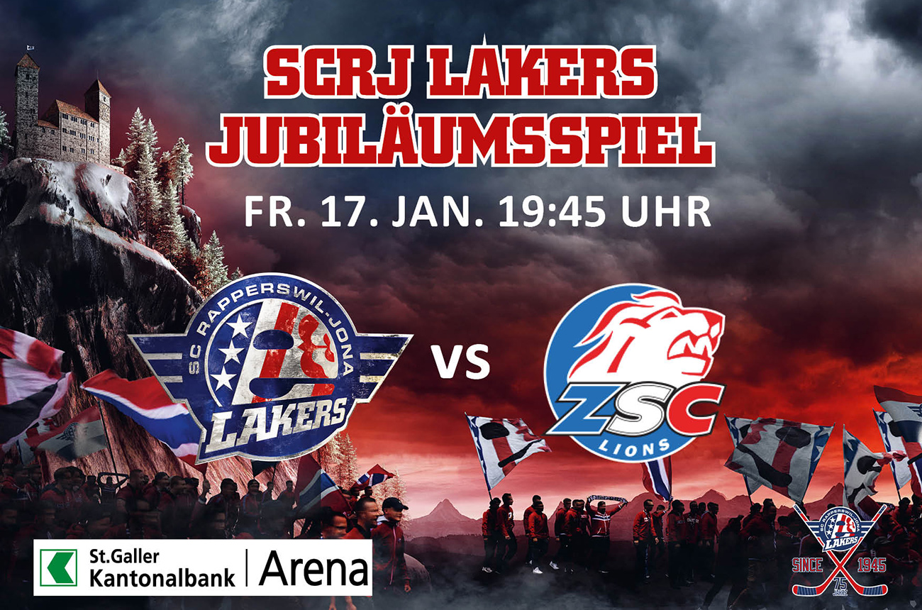 75 Jahre SC Rapperswil-Jona Lakers Jubiläumsspiel