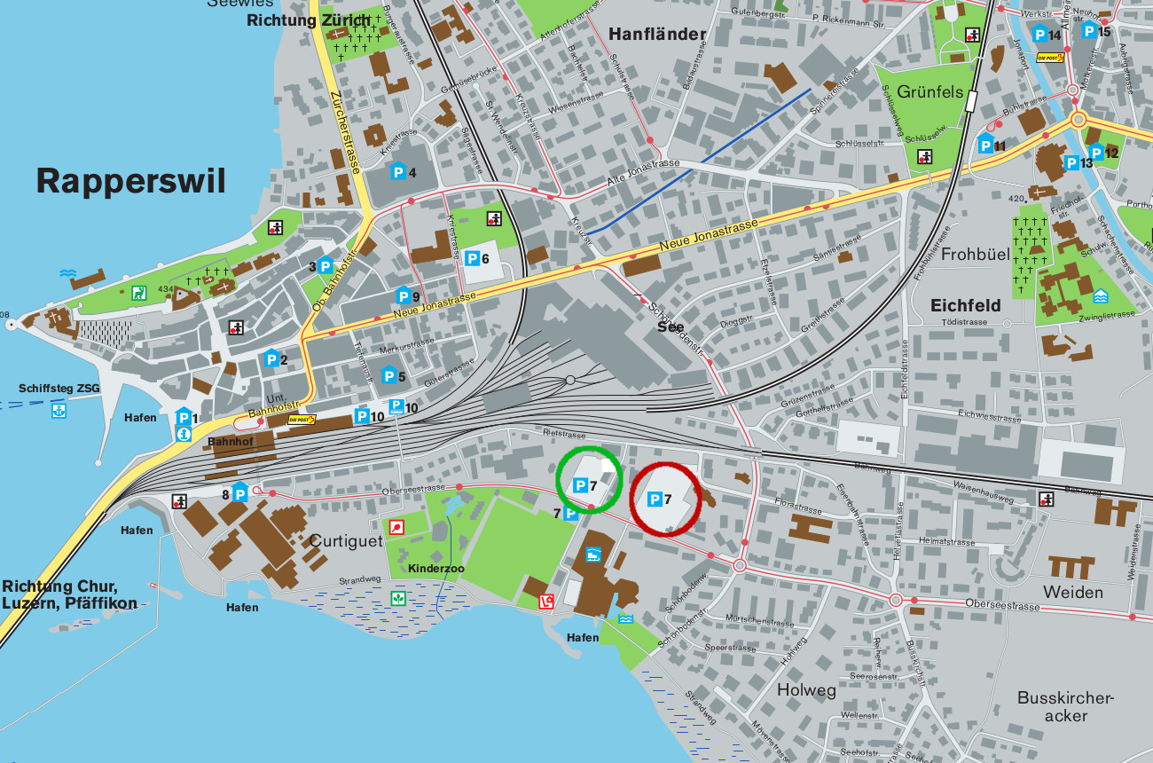 Parkplatzsituation im Februar und März