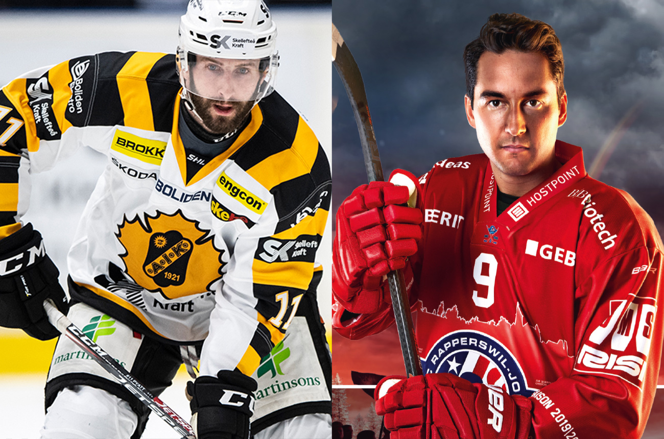 Tom Pyatt wechselt aus Skellefteå zu den SCRJ Lakers, Casey Wellman geht zum SC Bern